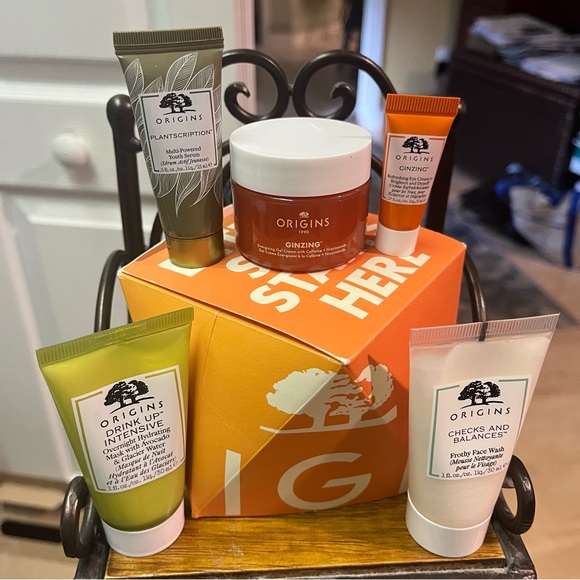 🌿 Origins Beauty Break 5-Piece Skincare Set | New in Box | Travel Sizes - Picture 1 of 10